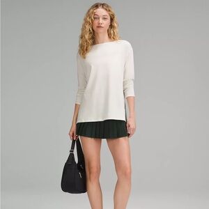 Lululemon Relaxed-Fit Boatneck Long-Sleeve Shirt